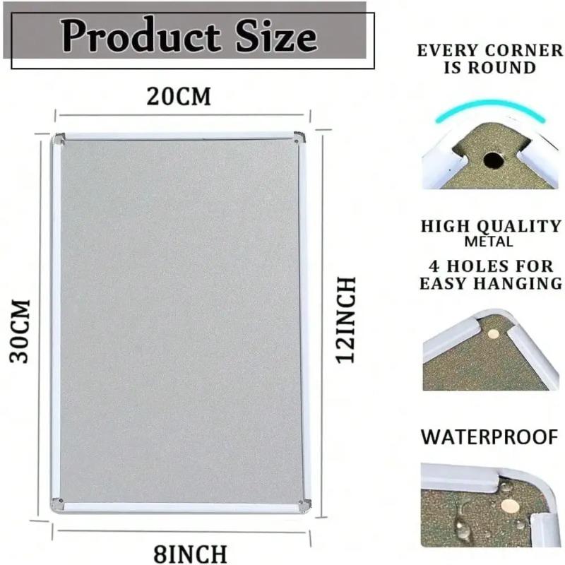 Vintage Office Metal Plaque Humor Wall Decor Workplace Gift Sarcastic Warning Sign