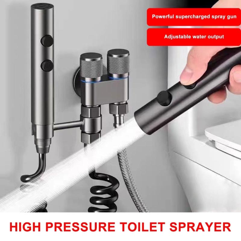 Comfortable Hygiene Experience with Powerful High Pressure Bidet Sprayer Efficient Toilet Cleaning Solution for Toilet