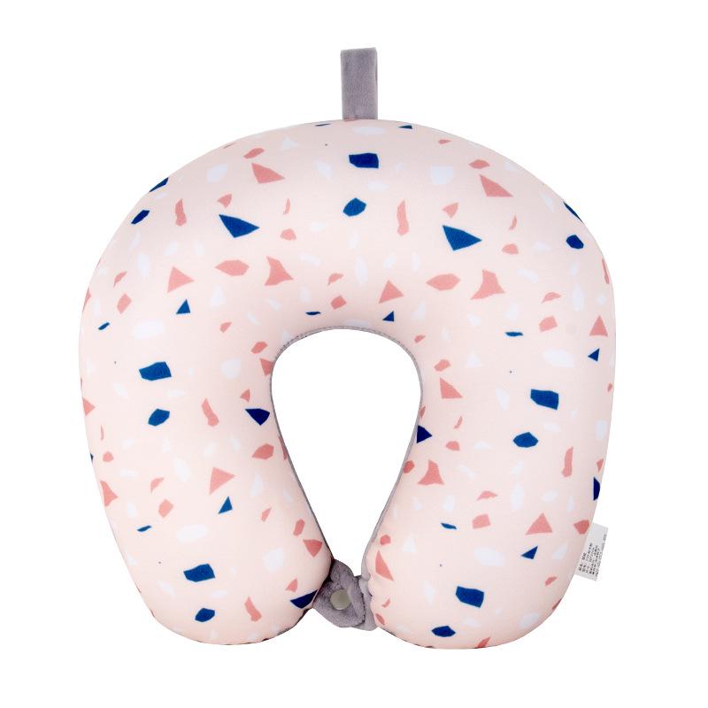 U-Shaped Foam Neck Pillow for Travel, Office Naps, and Car Support