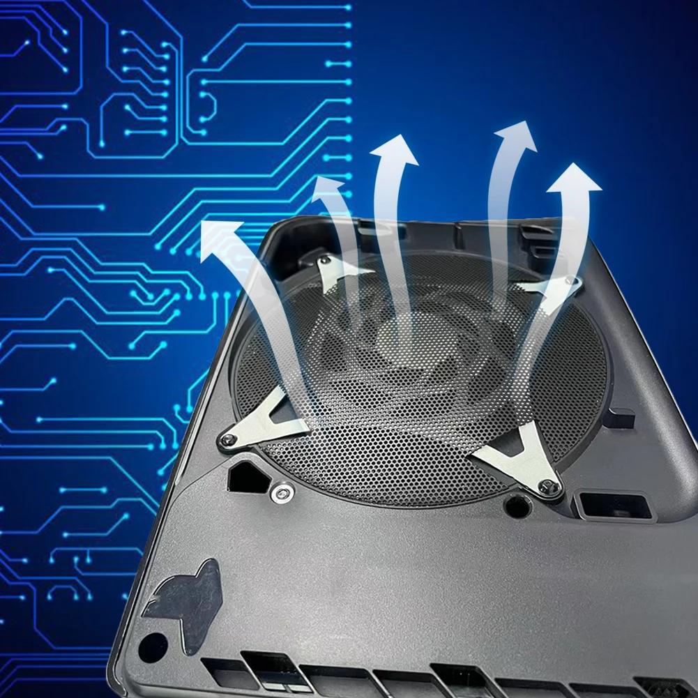 2/4PCS Console Cover for PS5 Slim Fan Dust Filter Ventilation Game Cooling Fan PVC Dust Filter Cover for PlayStation 5 Slim