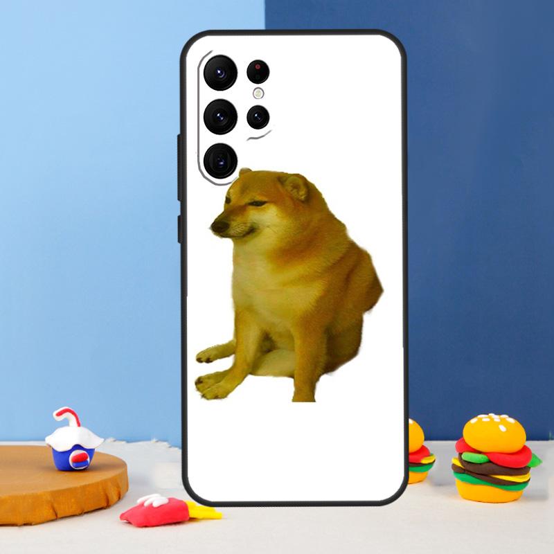Animal Cartoon Akita Dog Phone Case For Samsung Galaxy S25 Ultra S9 S10 S20 S21 S22 Plus S23 FE S24 Ultra Cover Coque