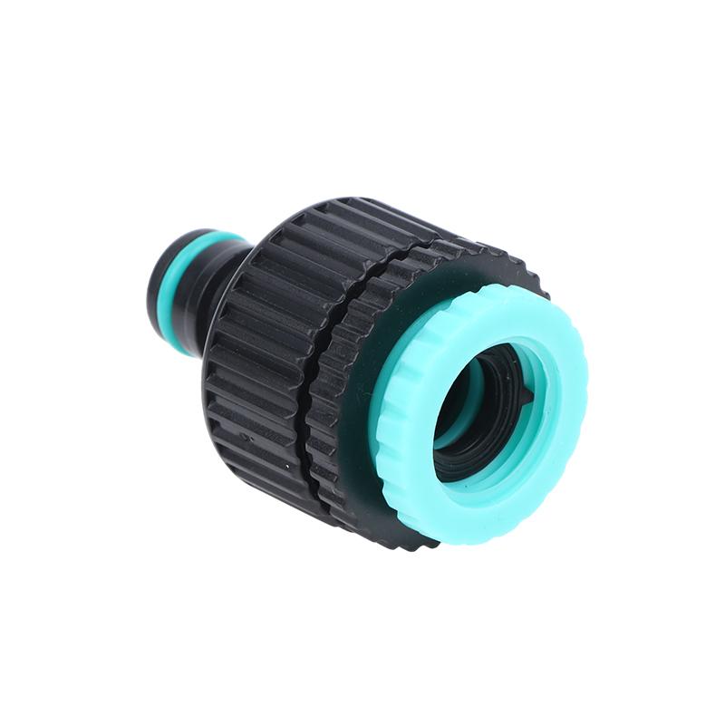 1/2" 3/4" 1 Inch Thread Quick Connector Garden Irrigation Hose Quick Coupling Plastic Watering Pipe Quick Connector Fittings