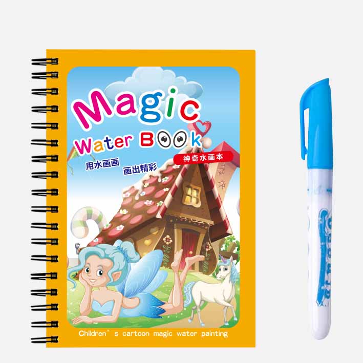 

Волшебная водная книга для рисования для детей, многоразовая игрушка-раскраска своими руками, не пачкается, не требует чернил, идеально подходит для малышей и дошкольников