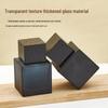 Square Frosted Thick Bottom Glass Perfume Bottle with Bayonet Press Dispenser, Portable Sample Size for Men's Fragrance.
