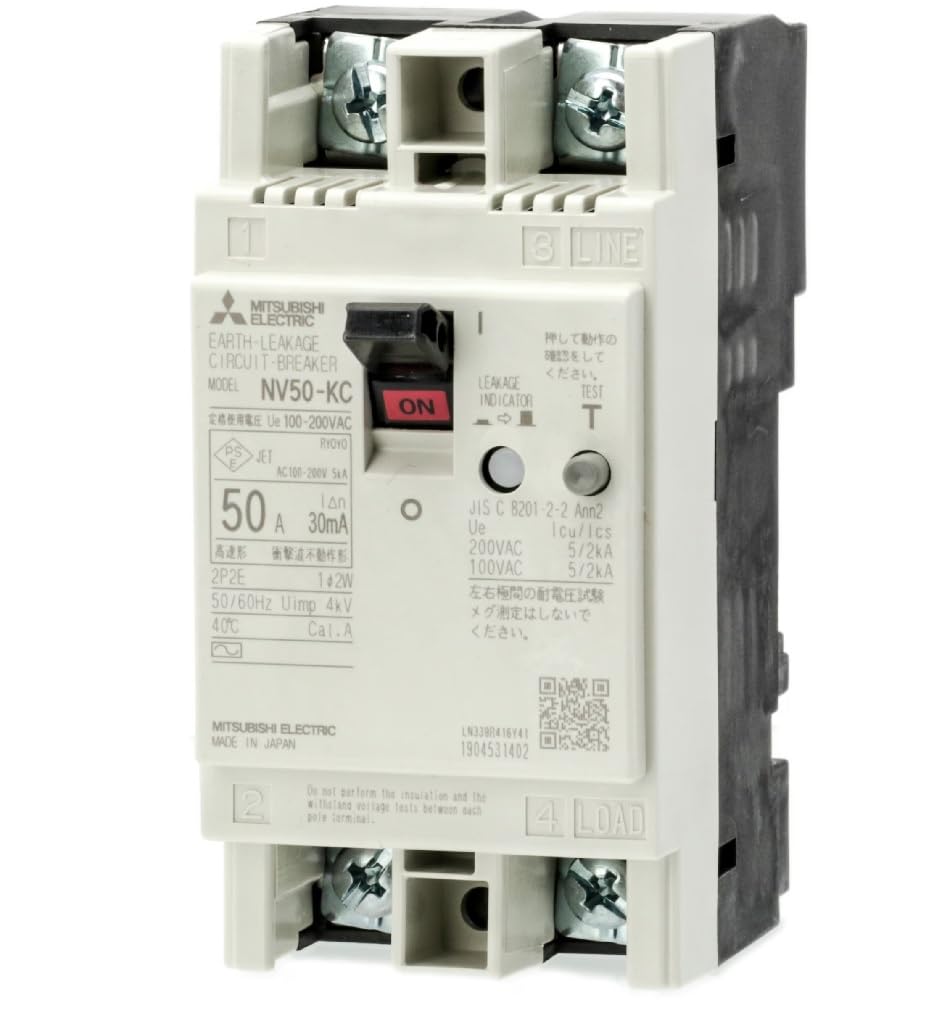 

Mitsubishi Distribution Board Circuit Breaker Earth Leakage Circuit Breaker Series 2P 50A 30MA Board/Control NV-KC NV50-KC