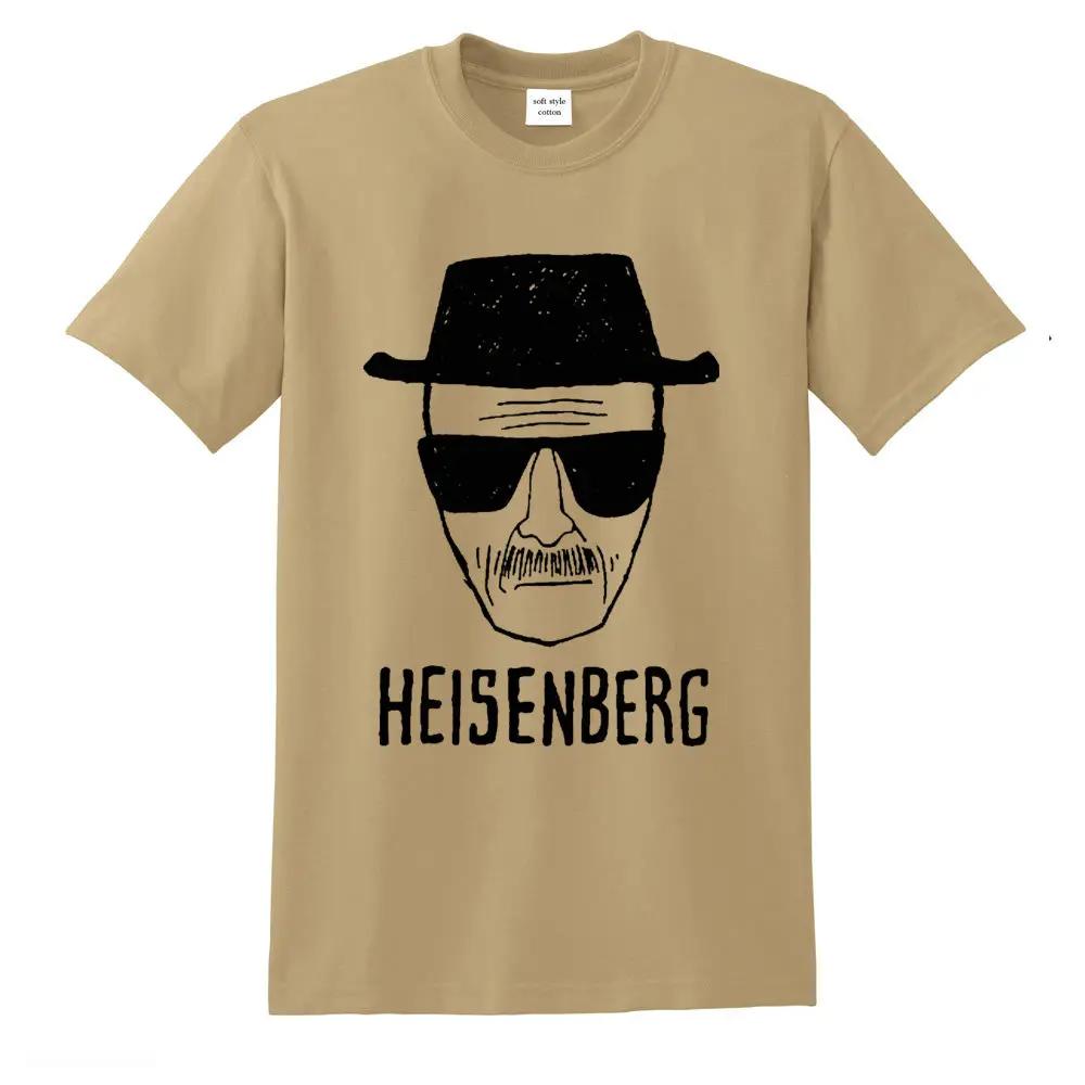 Tricou cool pentru bărbați Haine Breaking Bad Calitate superioară 100% bumbac larg Tricou imprimat Heisenberg casual pentru bărbați