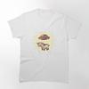 Cartoon Style Ufo Sticker Alien Sticker Abducted Cow Logo Stickers Classic TShirt