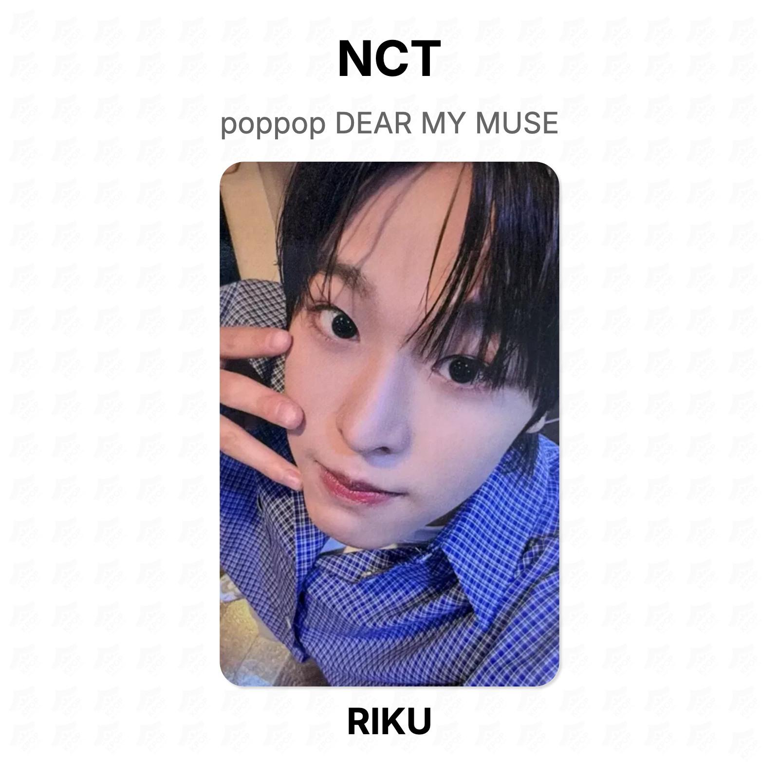 NCT poppop DEAR MY MUSE Official Photocard RIKU