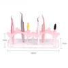 Pink Hold Tweezers Lash Tools Eyelash Holder For Eyelash Extension Lash Tile Eyelash Shape Tweezers Holder