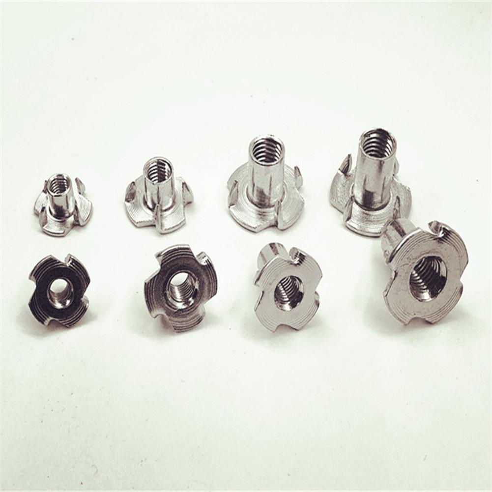 T Nut Biuzi Zinc Plated Carbon Steel Four-Pronged Tee Nuts,Rust and Corrosion Protection Use Easily Nut Kit,for Fasten Wood Particle or Composite Materials M8 30pcs T Nut Biuzi Zinc Plated Carbon Steel Four-Pronged Tee Nuts,Rust and Corrosion Protection Use Easily Nut Kit,for Fasten Wood Particle or Composite Materials M8 30pcs