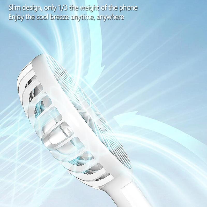 Sommer im Freien und auf Reisen USB-wiederaufladbarer Handventilator Leise Kühlung Power Bank Kabellose Mini-Play-Plug-Fans