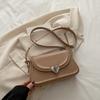 Lock Heart Loving Button Single Shoulder Crossbody Bag Daily Outfits Fashion