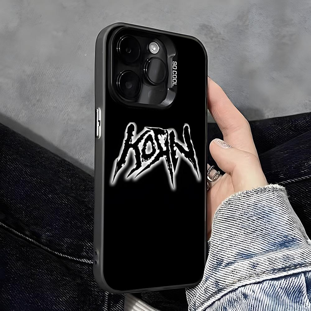 Coque de téléphone K-Korn Hot Metal Rock Band Pour IPhone 17 Pro Max 16 Pro Max 15 14 13 11 12 Mini Xs X Xr 7 8 Plus Se Couleur Silver Cove