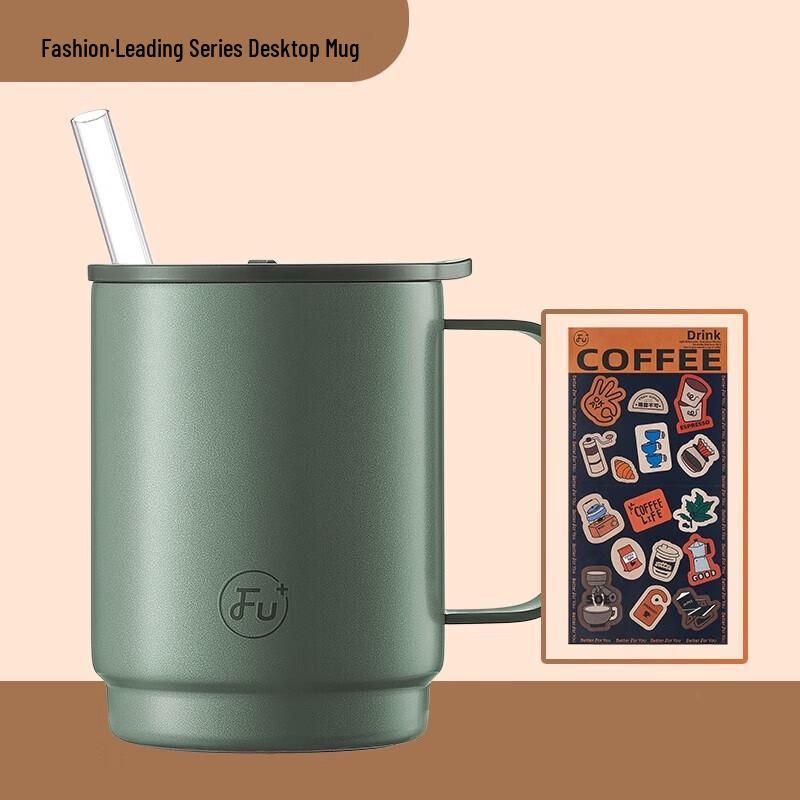 FUGUANG Stainless Steel Insulated Mug with Handle