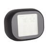 Indoor Outdoor Thermometer Celsius Fahrenheit Switching Visible At Night Wireless Black Temperature
