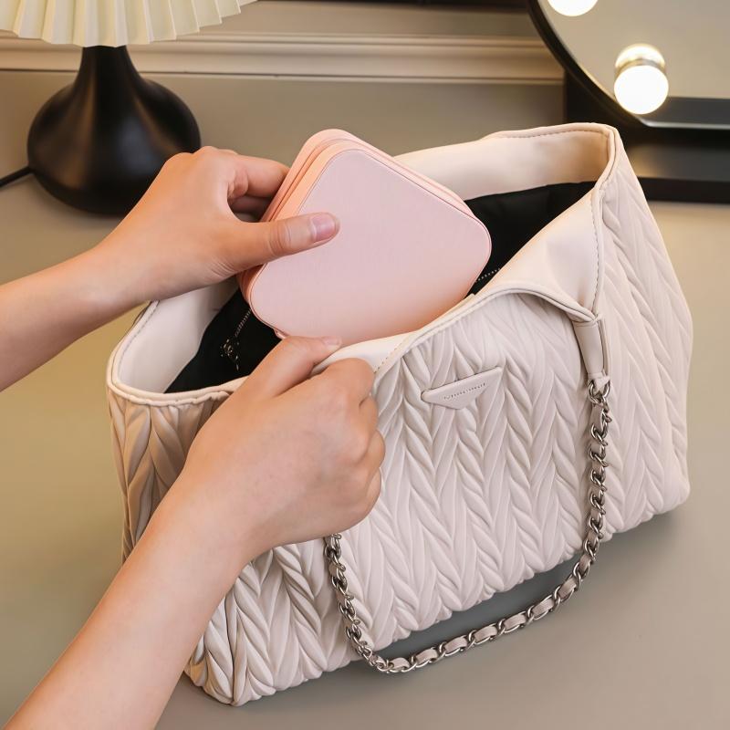Double Layered Jewelry Storage Box. Earrings, Earrings, Rings, Jewelry Boxes, Portable Jewelry Boxes. Travel Packing
