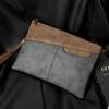 Zipper Wristlet Bag PU Leather Soft Men Daily Use Clutch Bag Large Capacity Envelope Bag Money CellPhone Purses And Handbags