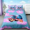 Cartoon Stitch 3pcs Duvet Cover Quilt Cover Bedding Set Queen King Twin Size for Children Bedroom Decor Birthday Gifts