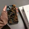 S-Steampunk Gear Mechanical COOL Phone Case For iPhone17,16,15,14,13,12,11 Plus,Pro Max Soft Transparent Cover