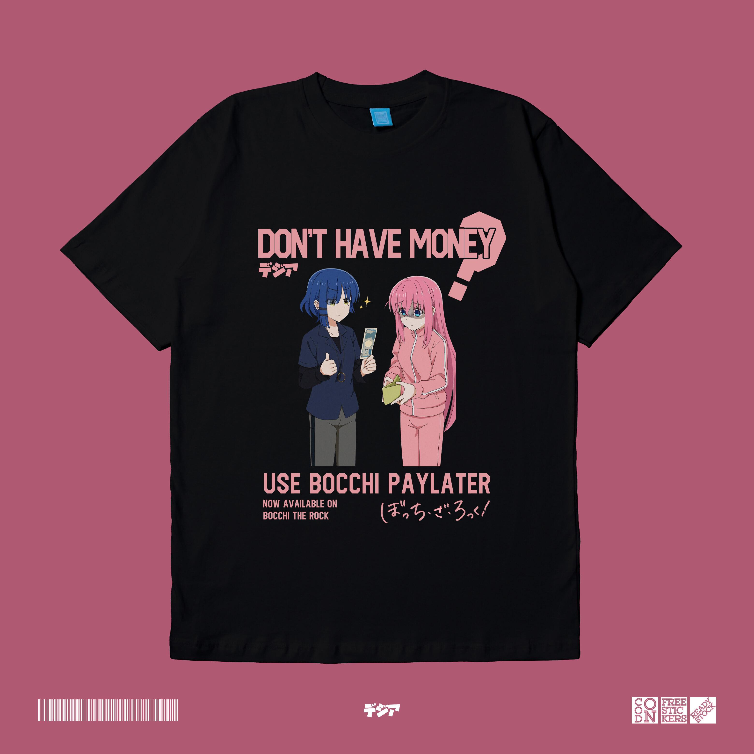 Bocchi Paylater Ryo Yamada Kessoku Band Bocchi The Rock Waifu Kaos Anime Unisexga Baju Jepang Dja Cloth S