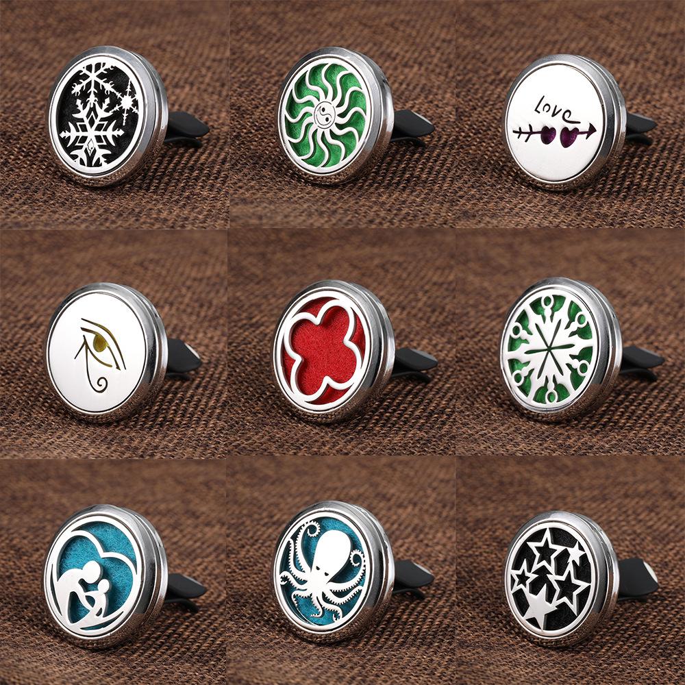 Popular Car Air Freshener Vent Clip: Octopus, Heart, Snowflake Design Essential Oil Diffuser