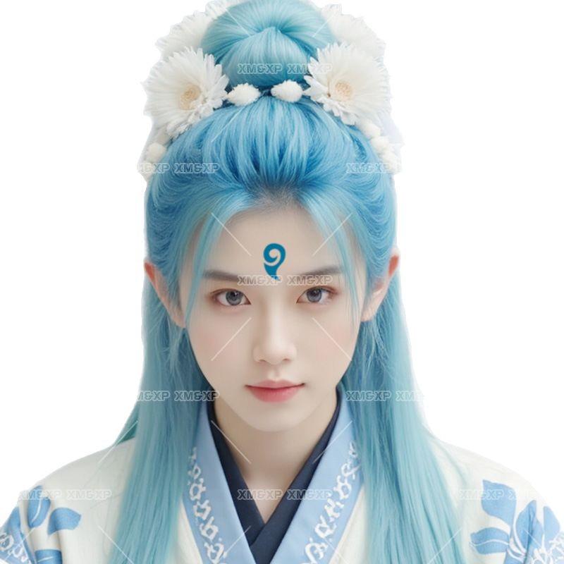 Nezha & Ao Bing Children's Tattoo Stickers: Demon Child & Blue Glabella Designs