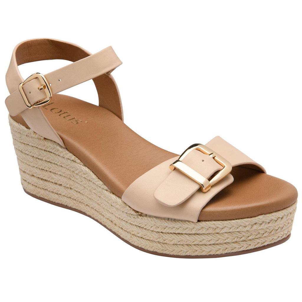 Lotus Shoes Womens/Ladies Emeia Espadrille Wedge Sandals