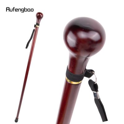 Roter runder traditioneller Gehstock aus Holz, dekorativer Cosplay-Party-Holz-Spazierstock, Halloween-Keule, Stab, 95 cm