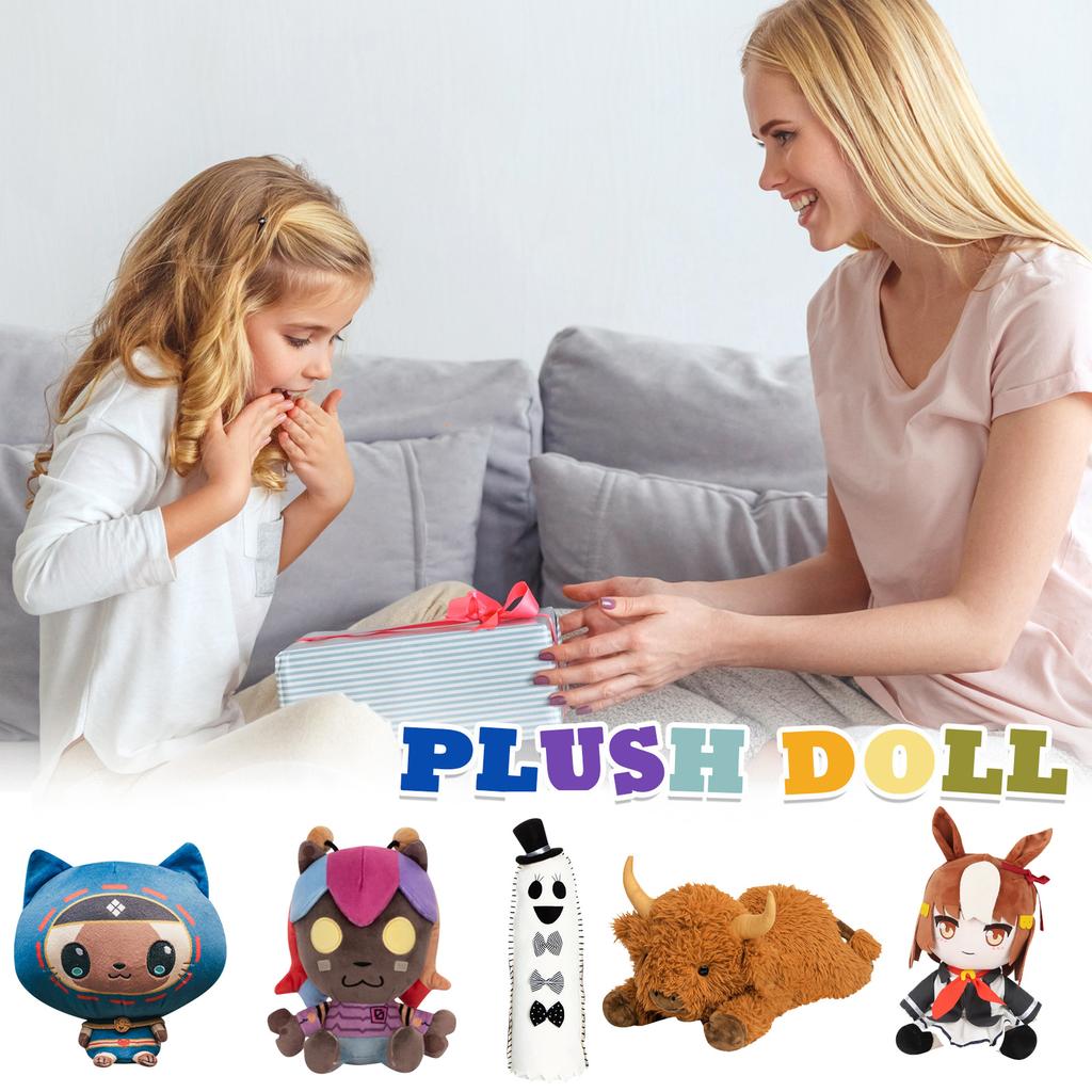 Plush Doll, Toy Gift, Cartoon , Children's Rag Doll, Children's Gift Pillow