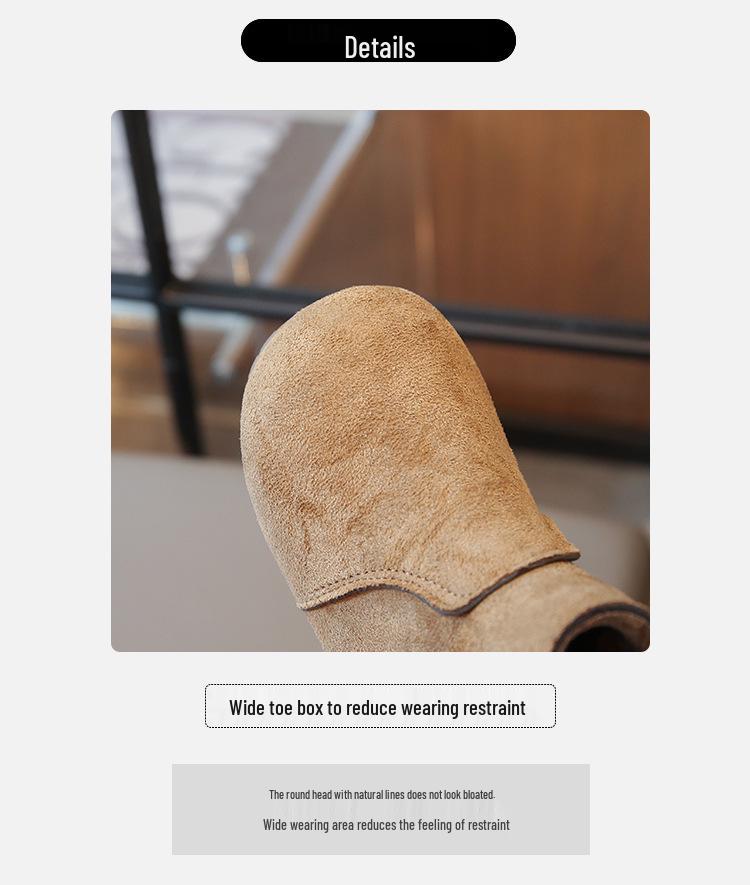 Mädchen Kurzstiefel aus mattem Leder - Herbst 2025 Trendiger Prinzessinnen-Stil