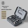 Chave de Fenda Elétrica Kit de Ferramentas para Reparo Doméstico Plugue CN (adaptador incluso)