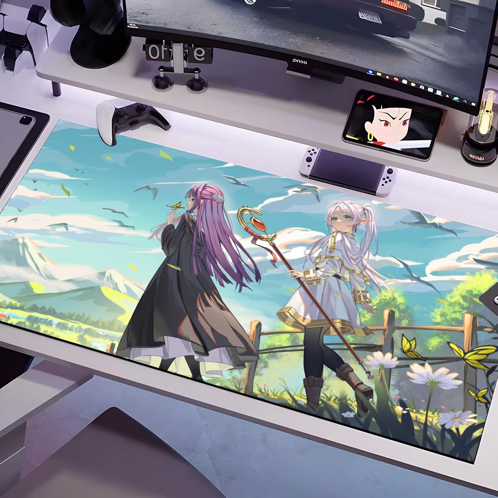 

Frieren Mouse Pad Multiple Sizes Large Square Computer Office Game Table Mats Rubber Anti-slip Mousepads 600x300x2mm