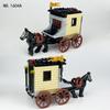 Jinzhi Royal Carriage, Horse Robe, Gun Barrel, Prisoner Cart Series, Small Particle Assembled Model Building Block Toy