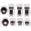 Electric Routers Milling Cutter Collet Chuck Adapter 6mm 6.35mm 8mm Trimming A0KF