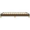 Vidaxl Bed Frame Without Mattress, Dark Brown, 140X190 Cm, Fabric