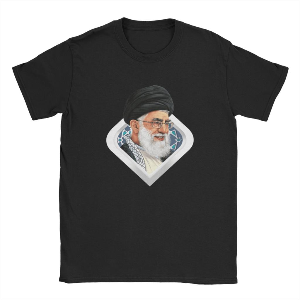 Casual TShirt Beach SSeyyed Ali KKhaUnisexei Hipster TShirts 100 Cotton Tshirt for Unisex Awesome Plus Size Short Sleeve Top Tees