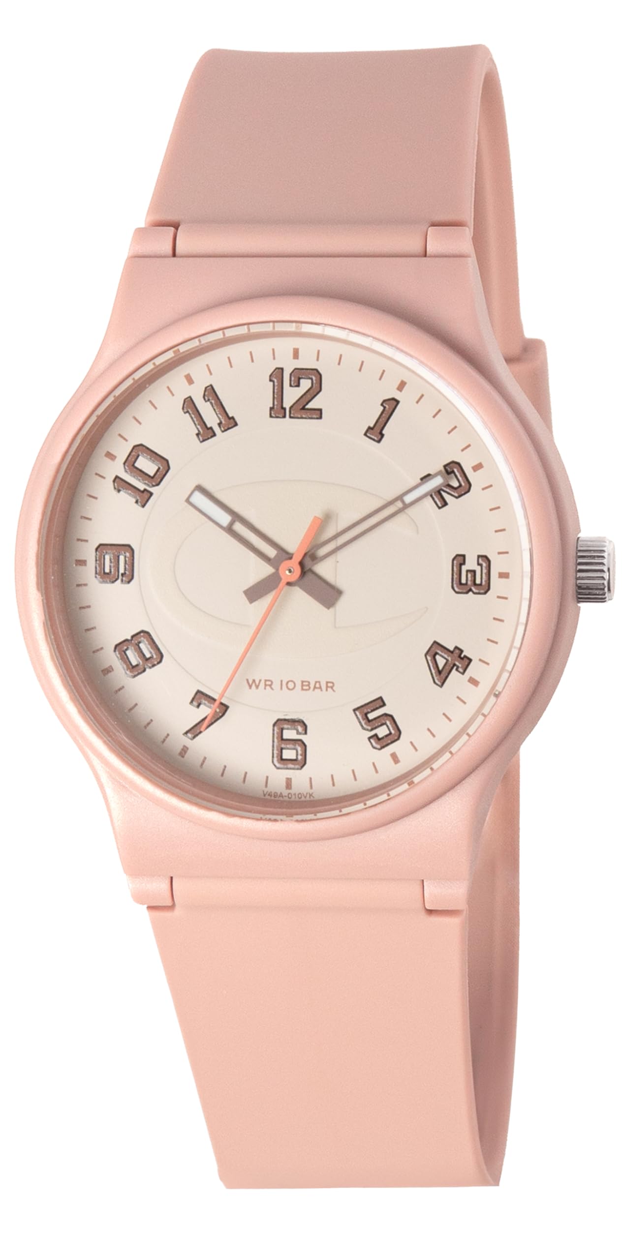 

[Citizen Q&Q] Wristwatch Champion V49A-010VK Salmon