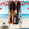 Dynamic Demon Slayer Art beach towel Outdoor camping Portable for travel quickdrying swim towel swim Absorbent bath towel Comfort printing