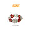 Vibrant Beaded Rings with Elastic Fit Delicate Flower Rings Ideal for Fashion Forward Women and DIY Jewelry Fan