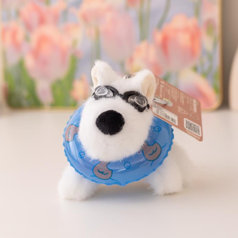 New Scribbled Puppy West Highland Bag Pendant Cute Doll Keychain To Send Girlfriend Gifts