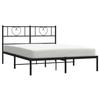 VidaXL Metal Bed Frame with Black Headboard 160x200 Cm 355466