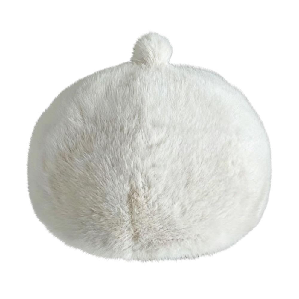 Thick Versatile Women Warm Octagonal Cap Fashion Ladies  Pumpkin Hat New Girl Painter Artist Caps белый