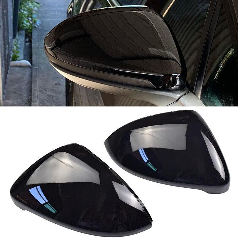 Direct Replacement Mirror Cover Caps Gloss Black For 2015-21 VW Golf GTI MK7 US