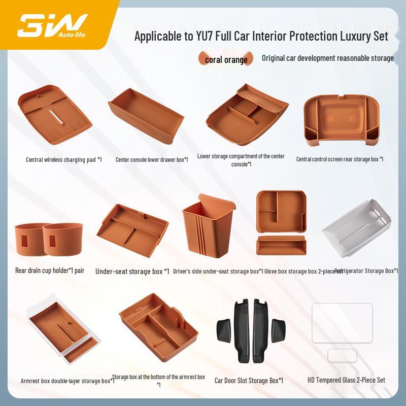 3W Xiaomi YU7/SU7/Ultra Center Console Armrest Storage Box