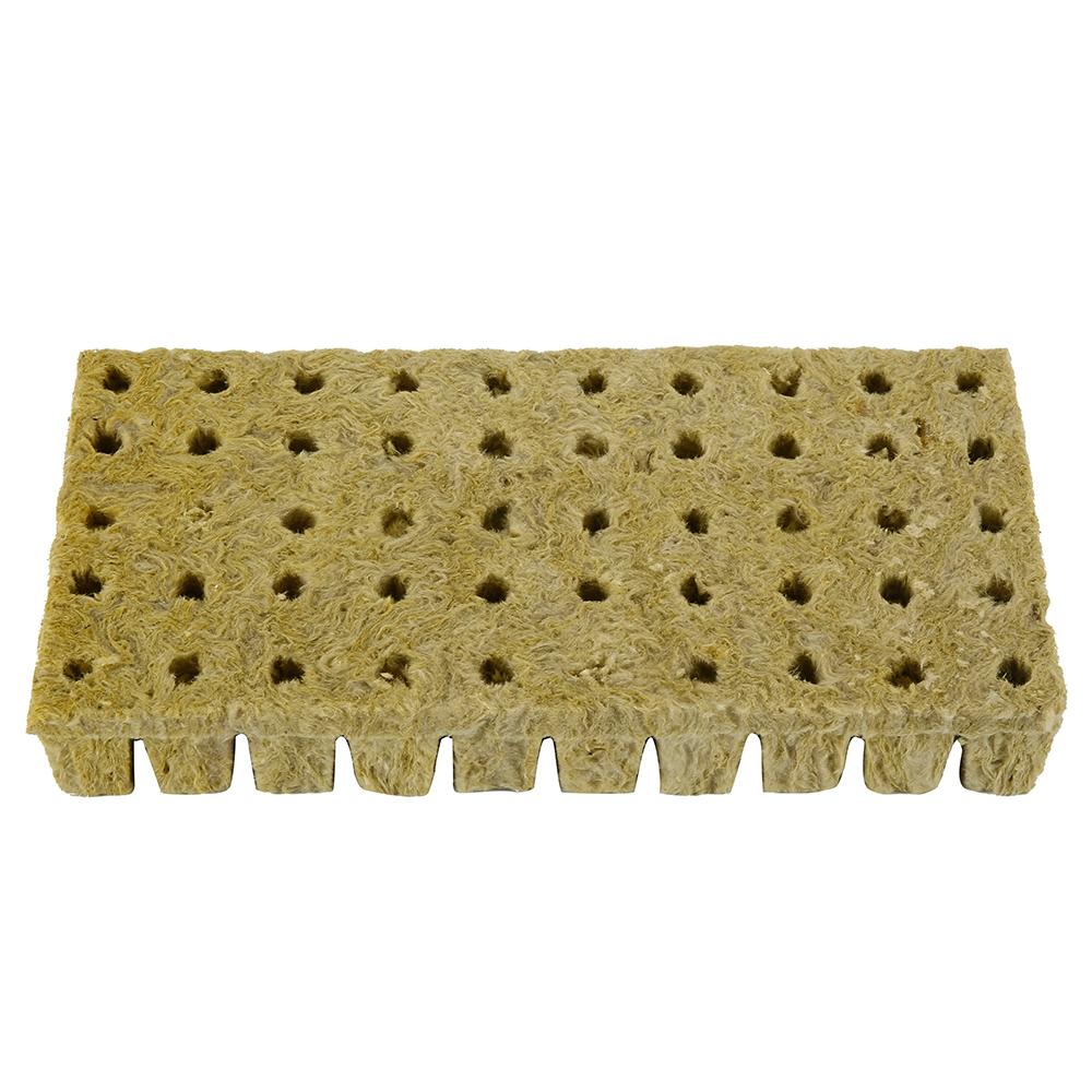 

50pcs 25x25x40mm Rock Wool Grow Cubes Stonewool Hydroponic Grow Media Cubes Plant Cubes Soilless Substrate Plug Seedling Block
