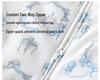 A-Class Pure Cotton Split-Leg Winter Baby Sleeping Bag - Thick, Warm, and Anti-Kick Quilt for Autumn and Winter