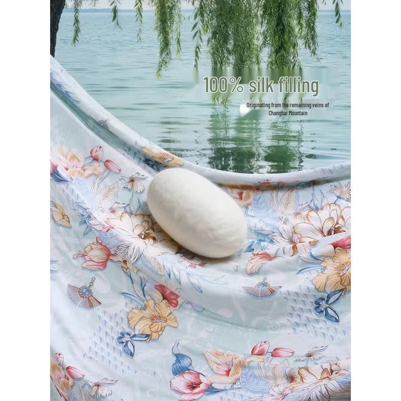 FUANNA Washable Tussah Silk Duvet