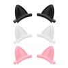 Orelhas de Gato Adoráveis Decorações de Silicone Encaixes de Silicone Perfeitos Para Personalizar Headband Fone de Ouvido Visual Único