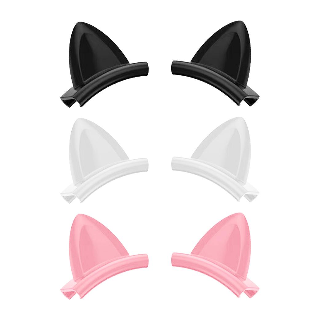 Orelhas de Gato Adoráveis Decorações de Silicone Encaixes de Silicone Perfeitos Para Personalizar Headband Fone de Ouvido Visual Único