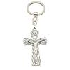 Cross Keychains Key Rings Religious KeyChains For DIY Car Hanging Simple Jewelry Handmade Gift